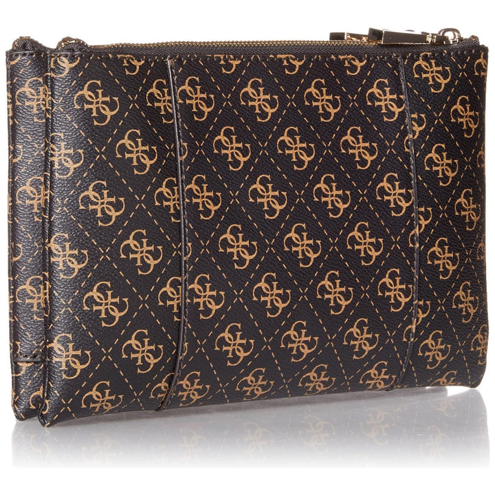 GUESS womens Noelle Dbl Zip Crossbody BM787970 Shoulder Bag
