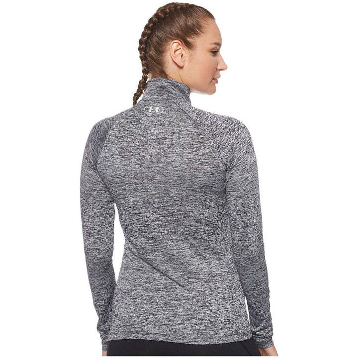 Under Armour Womens Tech 1/2 Zip - Twist-Blk Tees And T-Shirts