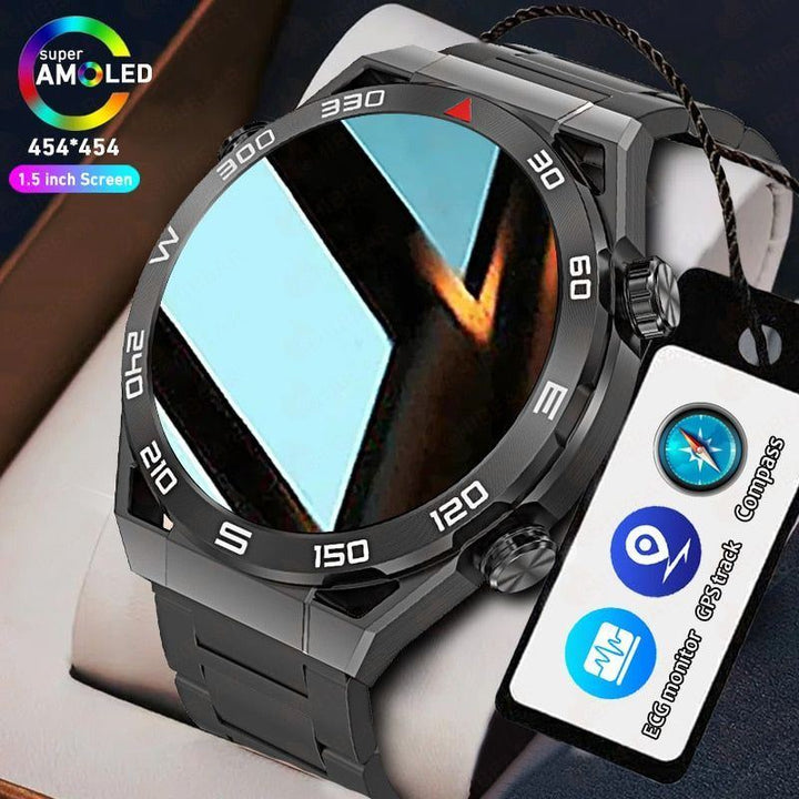 New ECG+PPG NFC Bluetooth Call Smartwatch GPS Sports Track 1.5Inch 454*454 HD Screen Smartwatch Men For HUAWEI Watches Ultimate - Jointcorp