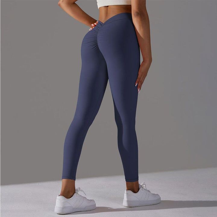 Seamless Yoga Pants Women Tights Sexy V Butt Push Up Fitness High Waist Pants Gym Workout Female Sports Running Yoga Leggings - Jointcorp