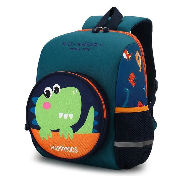 Schoolbag Cute Animal Cartoon Dinosaur Nylon Comfortable Chic Fashionable Backpack for Kids Boy Girl Kindergarten - Jointcorp